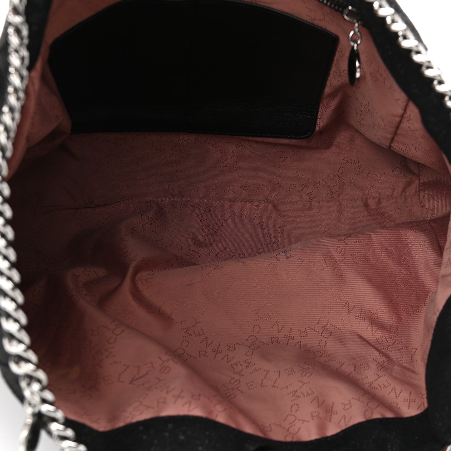 Shaggy Deer Falabella East West Shopper Tote Black