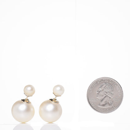 Christian Dior Pearl Mise En Dior Tribal Earrings 2 of 6