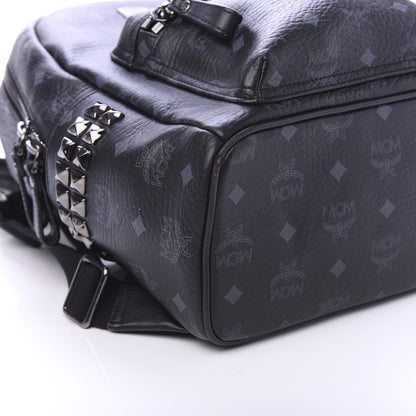 MCM Visetos Small Side Stud Stark Backpack Black 5 of 6