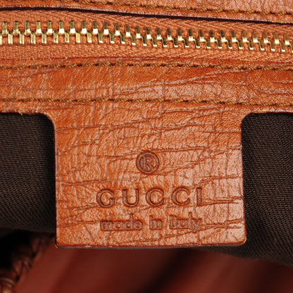 Gucci Calfskin Large Horsebit Chain Hobo Brown 8 of 11