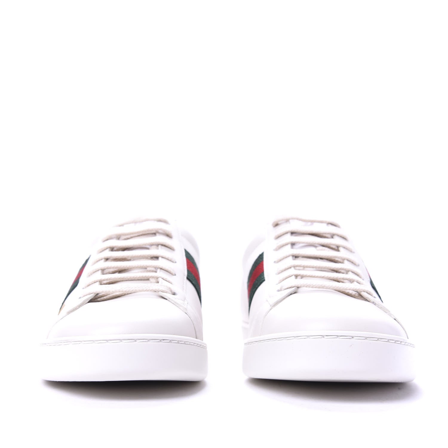 Gucci X SEGA Calfskin Ayers Web Guccy Womens Ace Sneakers 37.5 White 2 of 10