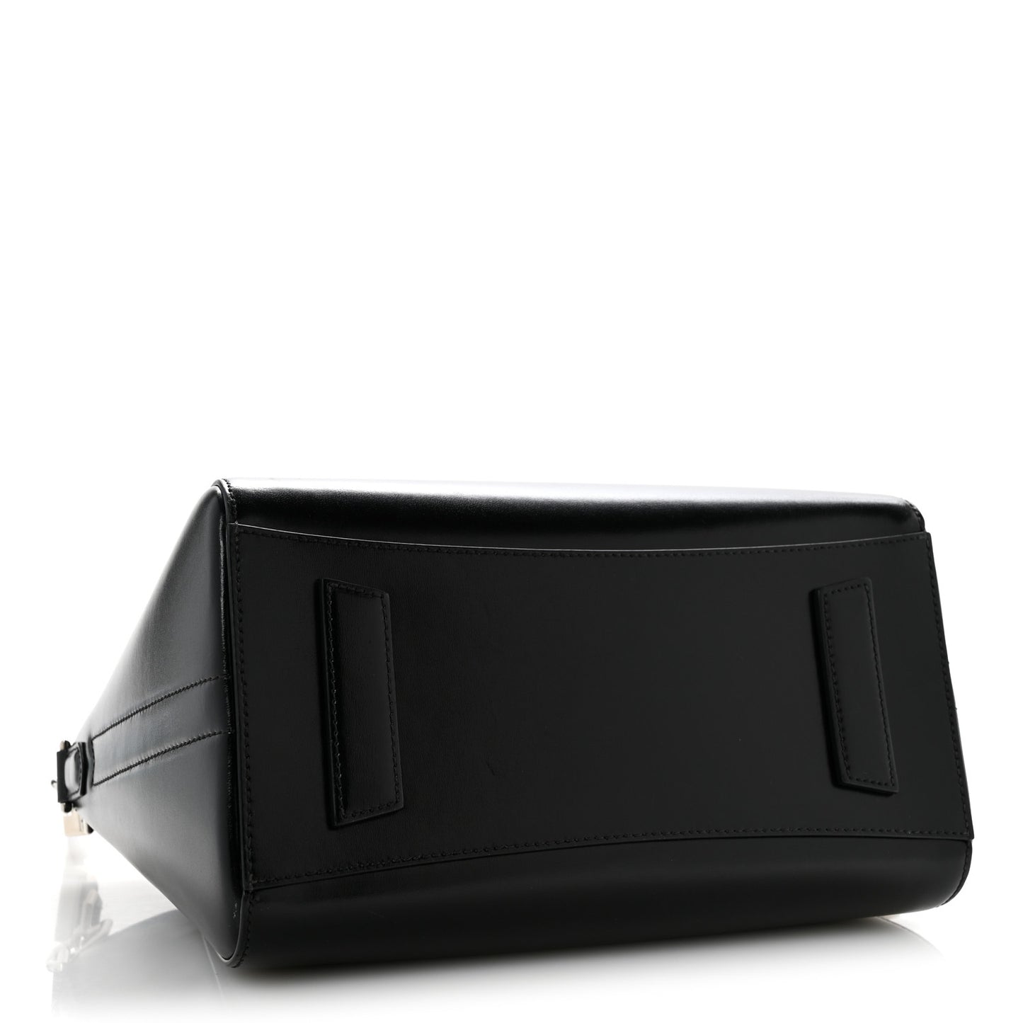 Shiny Lord Calfskin Small Antigona Black