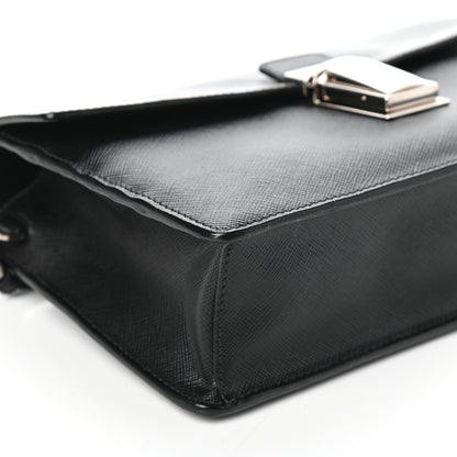 Prada Saffiano Travel Wristlet Black 7 of 8
