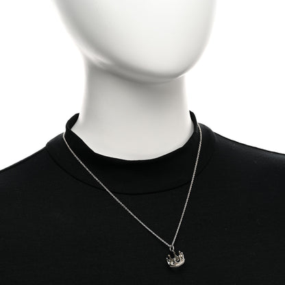 Tiffany Sterling Silver Crown Charm Necklace 2 of 5