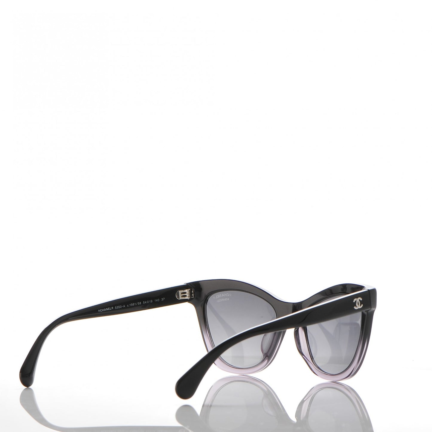Polarized Acetate CC Cat Eye Summer Sunglasses 5350 Black