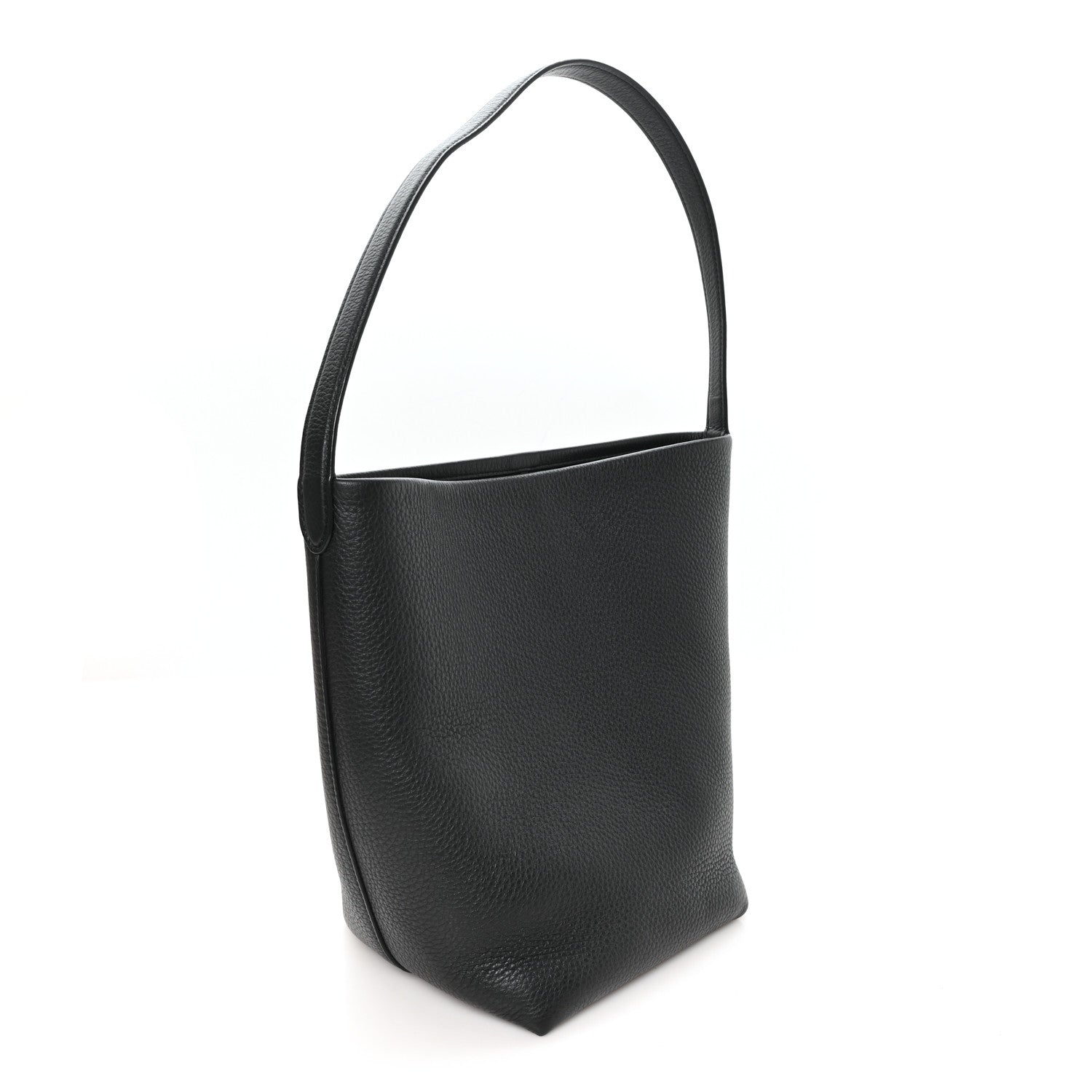 The Row Grained Calfskin Medium N/S Park Tote Black 3 of 9