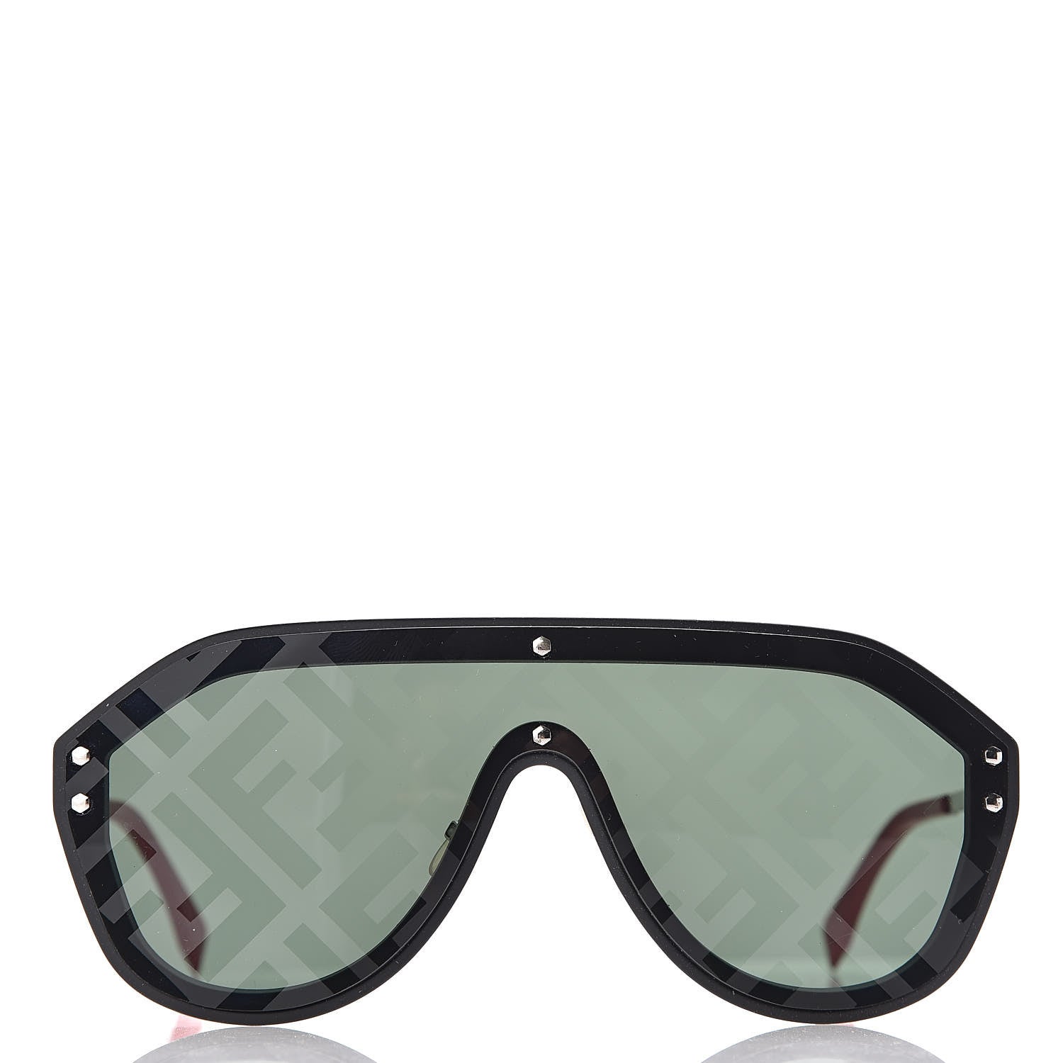 Fendi FF Fabulous Shield Sunglasses FF M0039/G/S Black 2 of 8