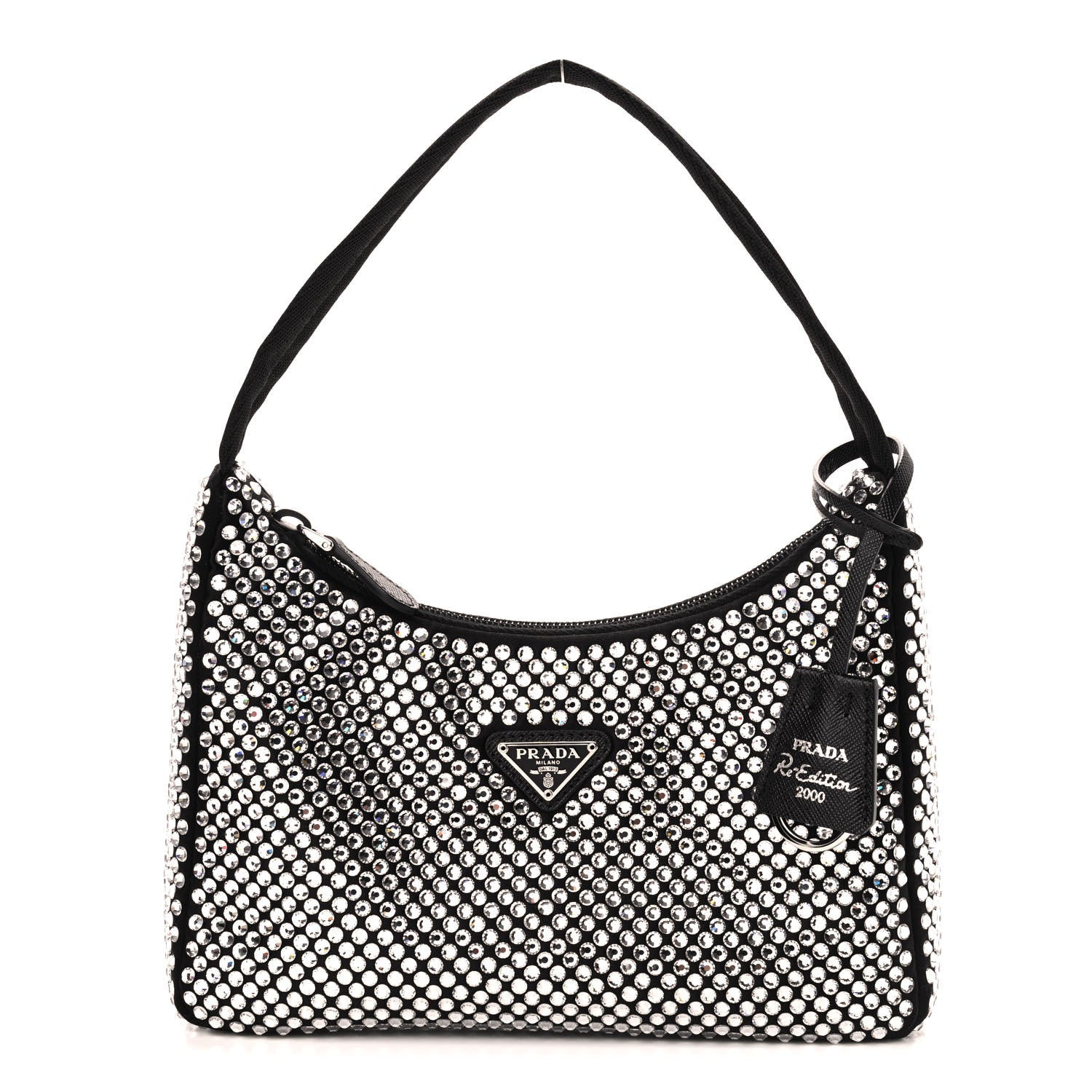 Prada Satin Crystal Mini Re-Edition 2000 Bag Cristal 1 of 9