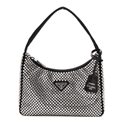 Prada Satin Crystal Mini Re-Edition 2000 Bag Cristal 1 of 9