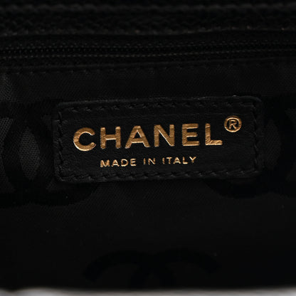 Chanel Caviar CC Stitched Small Tote Black 6 of 10