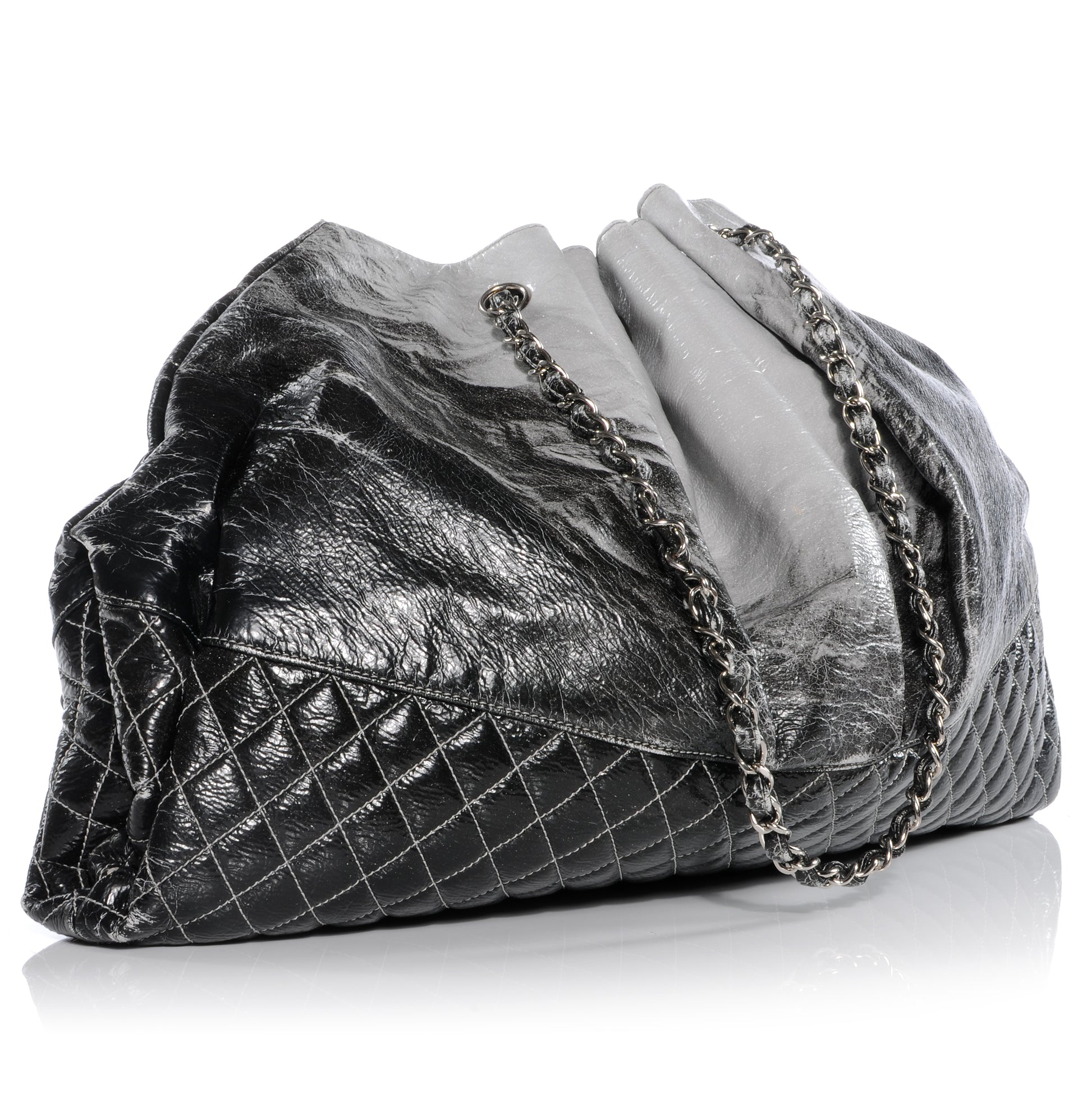 Chanel Vinyl Melrose Degrade Tote 3 of 10