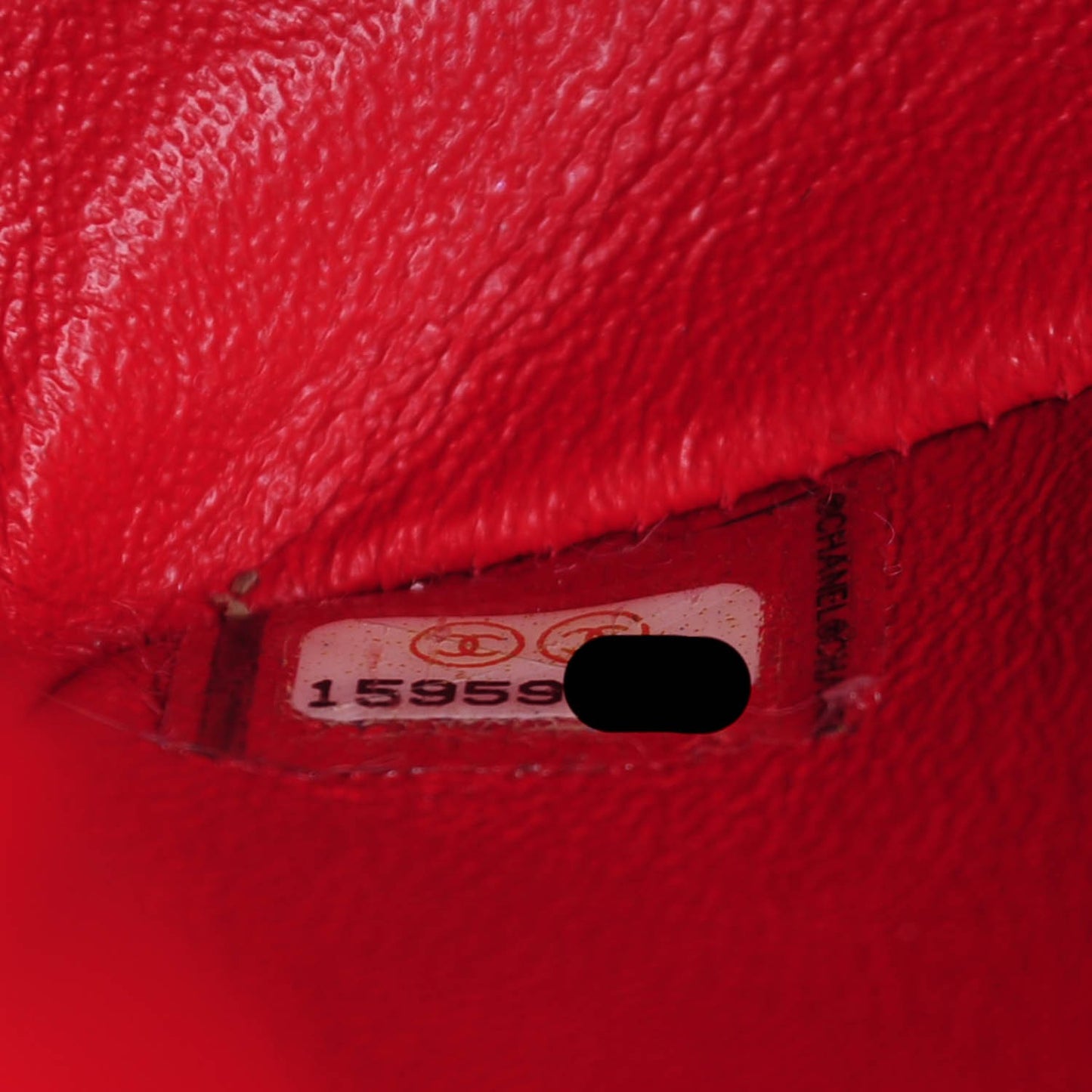 Lambskin Quilted Medium Double Flap Red