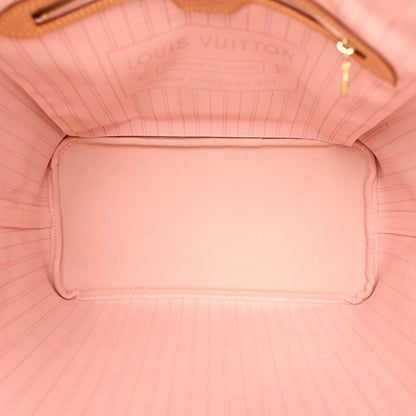 Louis Vuitton Damier Azur Neo Neverfull MM Rose Ballerine 6 of 13