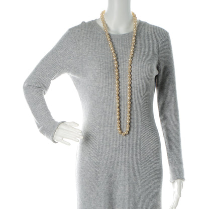 Chanel Crystal Pearl Necklace Gold 2 of 4