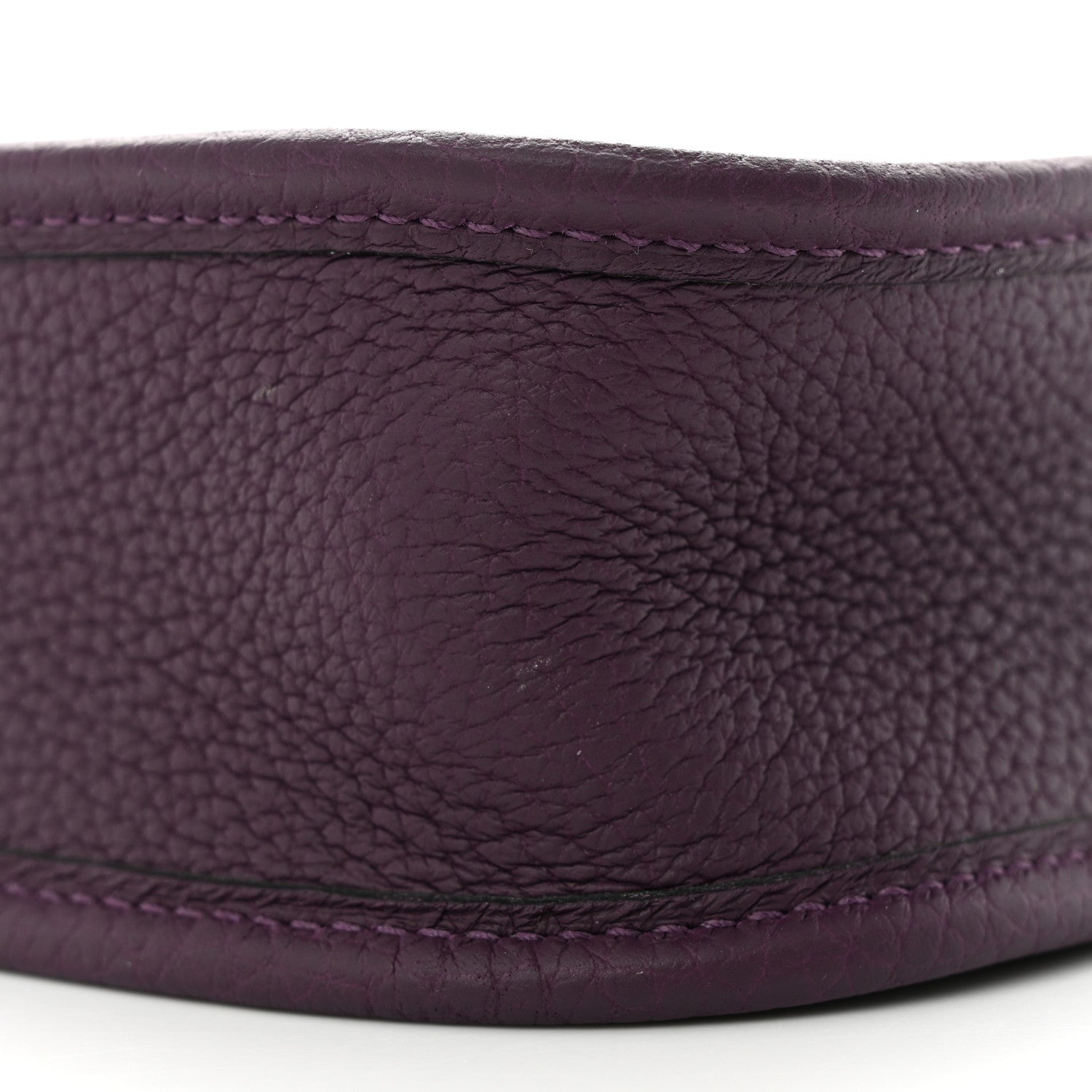 Hermes Taurillon Clemence Amazone Evelyne TPM Cassis Rouge Grenat 10 of 11