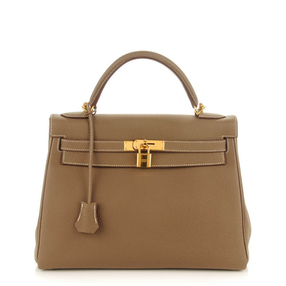Hermes Togo Kelly Retourne 32 Etoupe 1 of 22