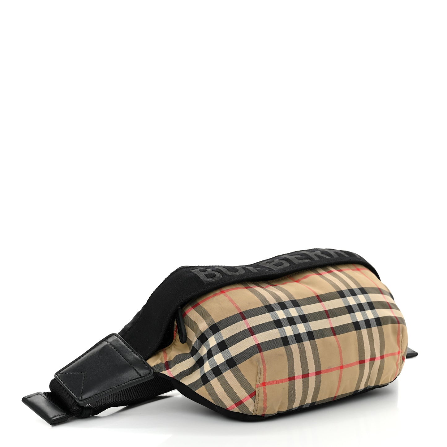 Nylon Vintage Check Sonny Bum Bag Archive Beige Black