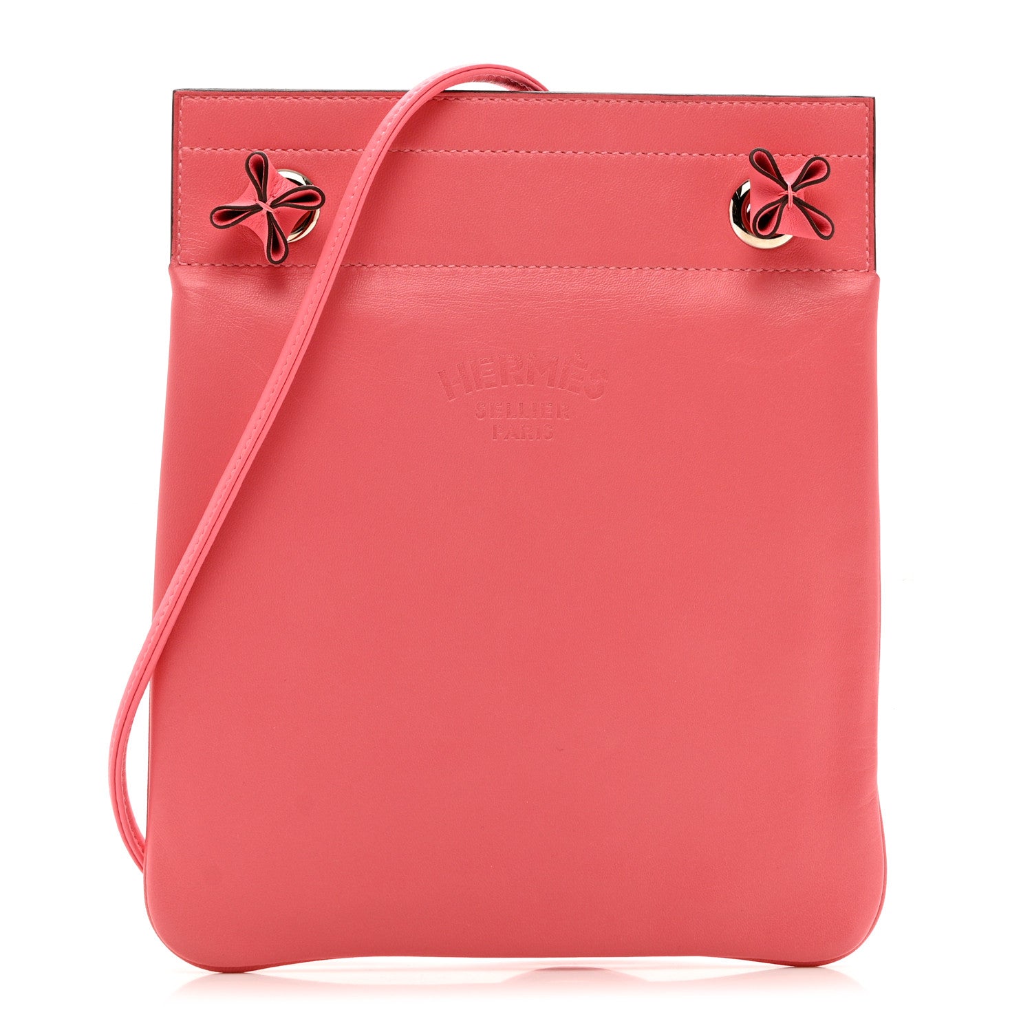 Hermes Milo Lambskin Swift Mini Aline Rose Azalee 1 of 8