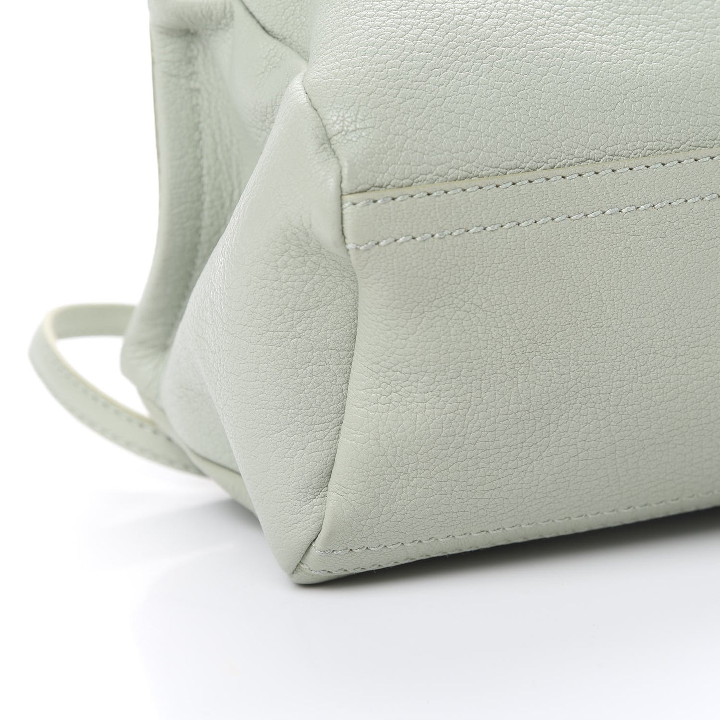 Sugar Goatskin Mini Pandora Aqua Green
