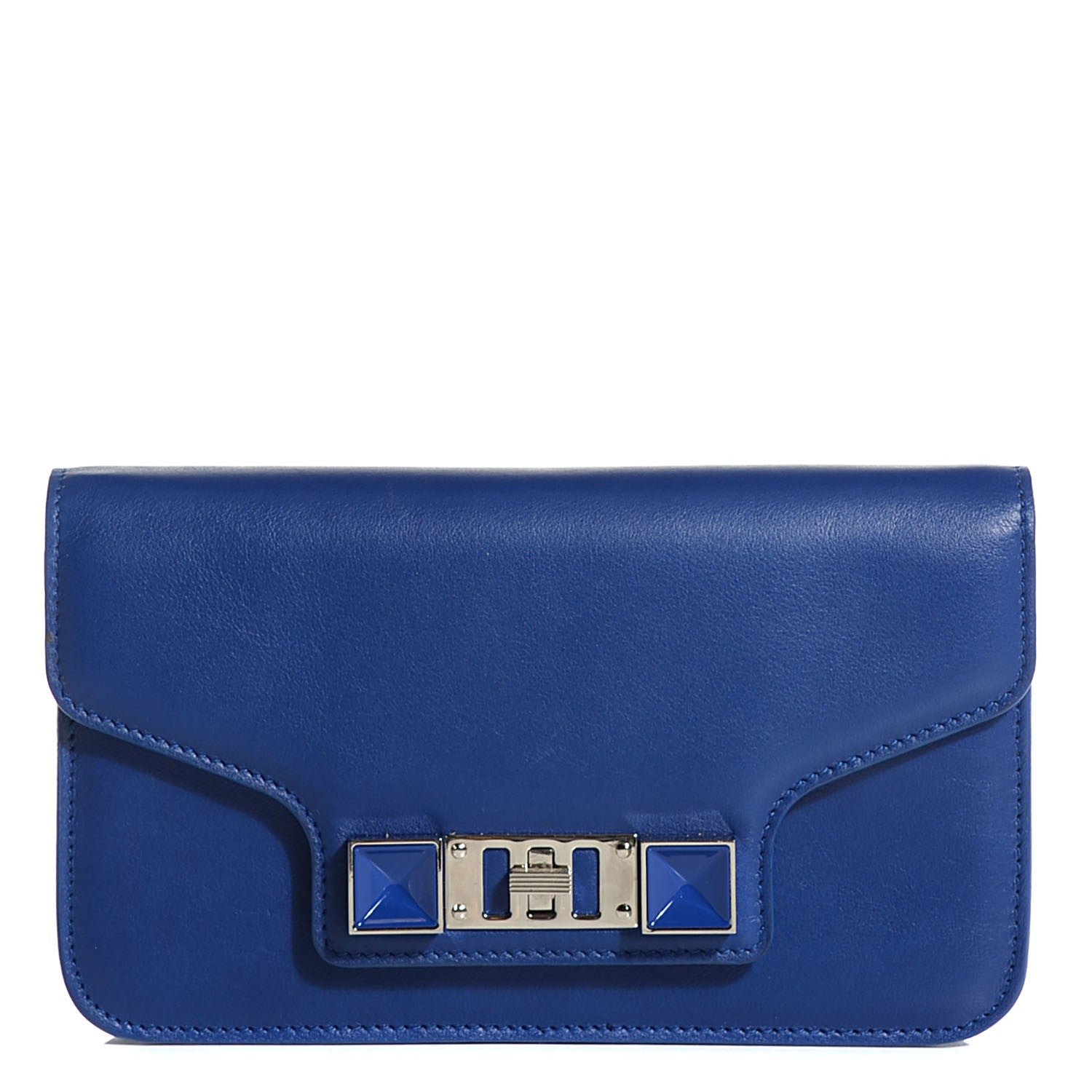 Proenza Schouler Smooth Calfskin PS11 Chain Wallet Royal Blue 11 of 20