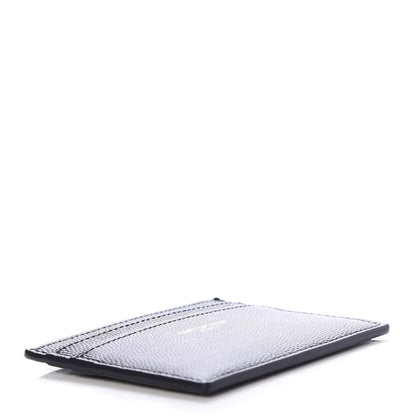 Saint Laurent Grain De Poudre Card Case Black 4 of 8
