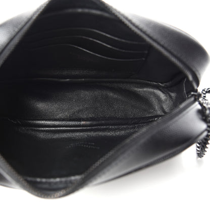 Saint Laurent Grain De Poudre Matelasse Monogram Mini Lou Camera Bag Black 5 of 10