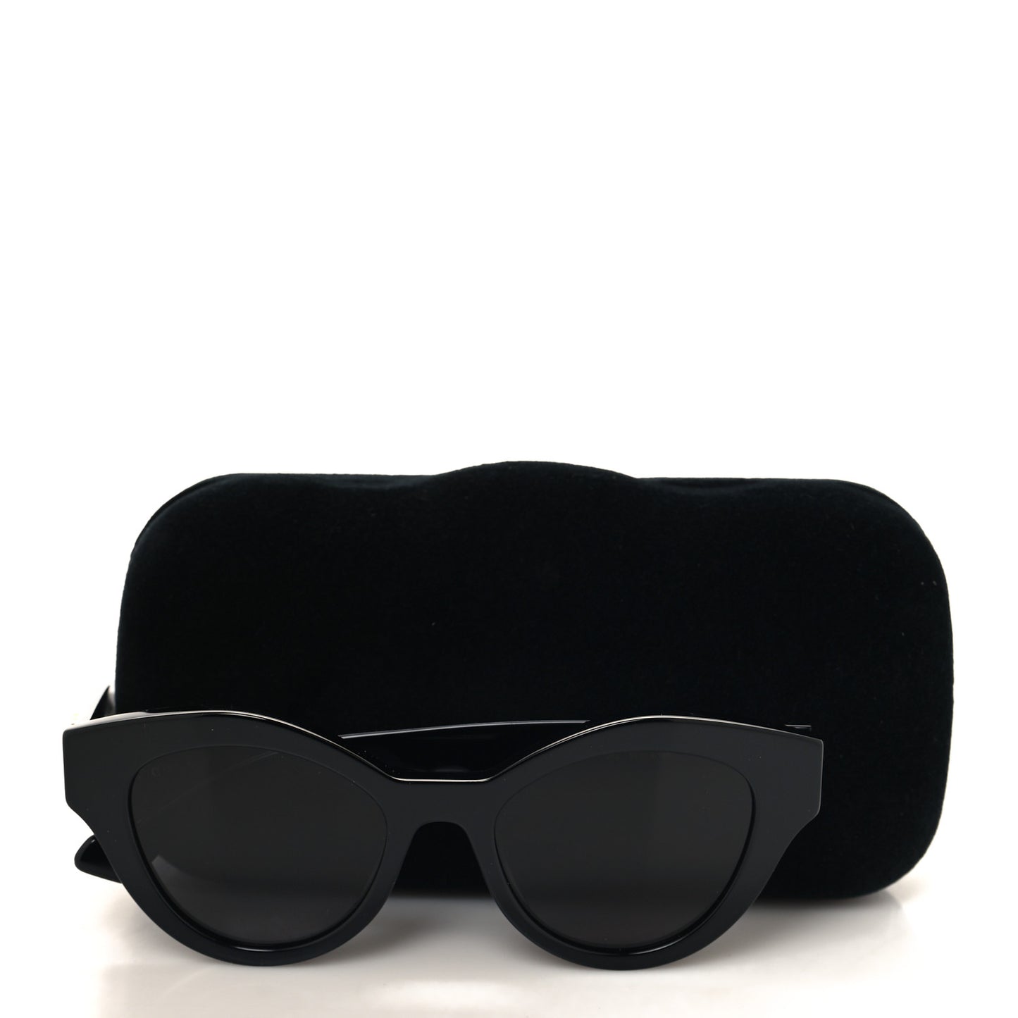 Acetate Square Frame Sunglasses GG0956S Black