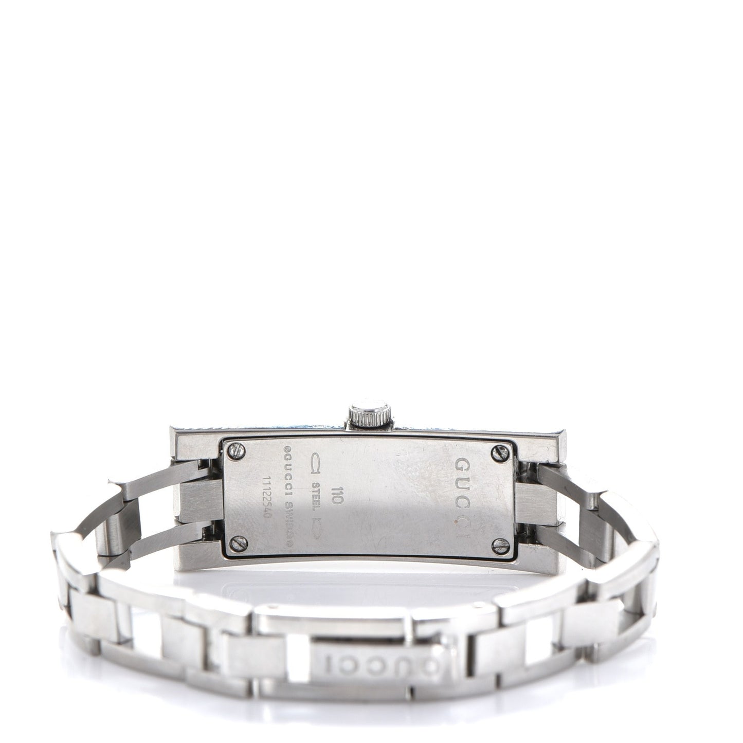 Stainless Steel Diamond 13mm Quartz Watch Black