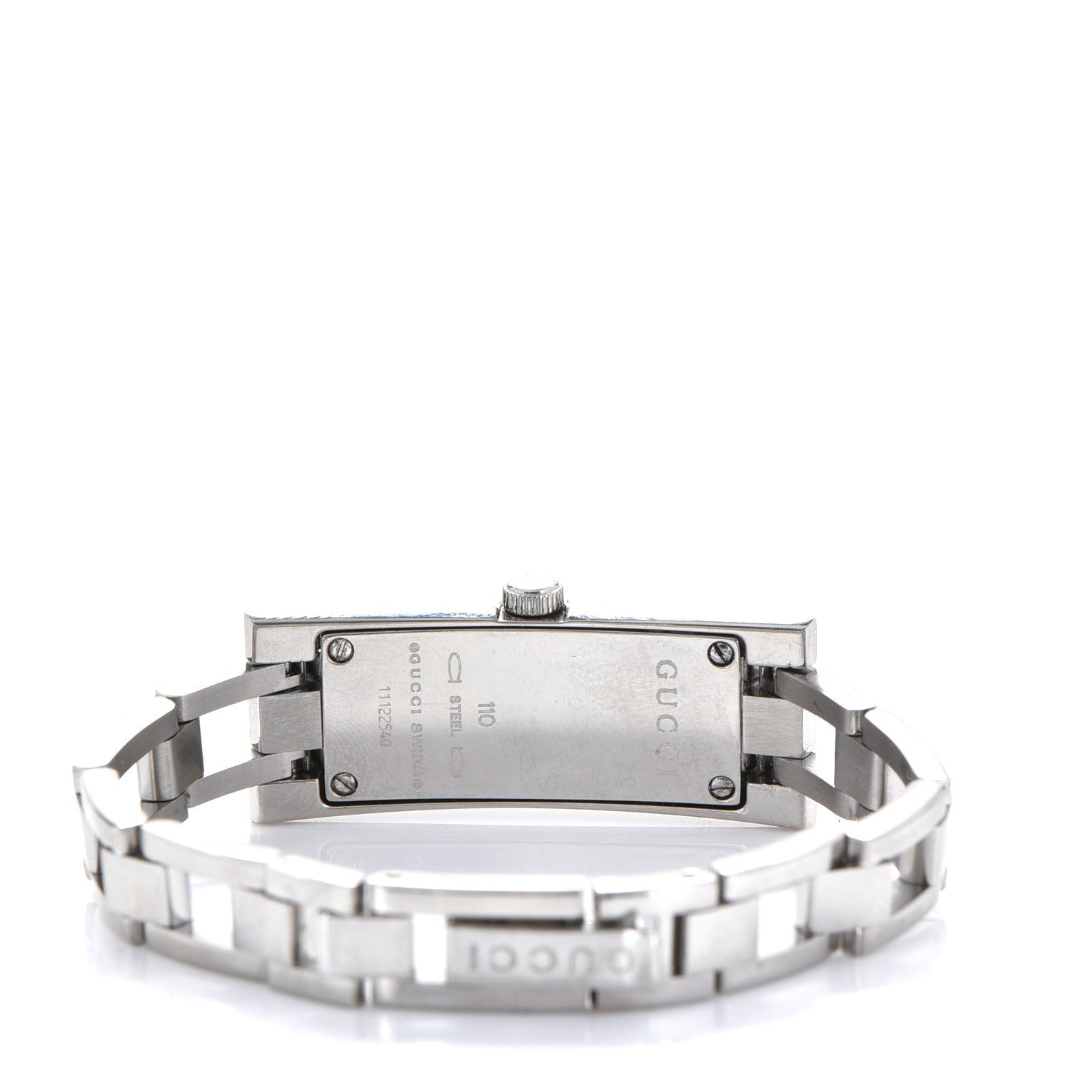 Gucci Stainless Steel Diamond 13mm Quartz Watch Black 6 of 7