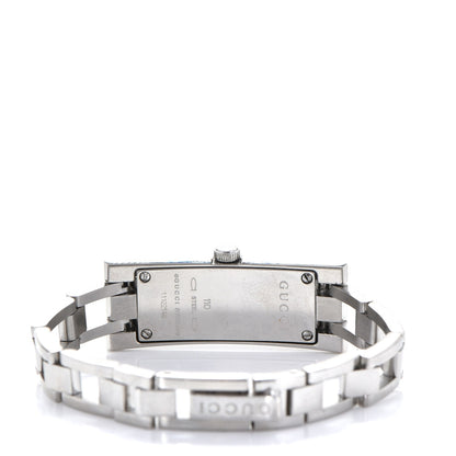 Gucci Stainless Steel Diamond 13mm Quartz Watch Black 6 of 7