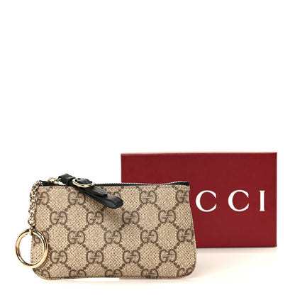 Gucci GG Supreme Monogram Selleria Key Case Black 9 of 9