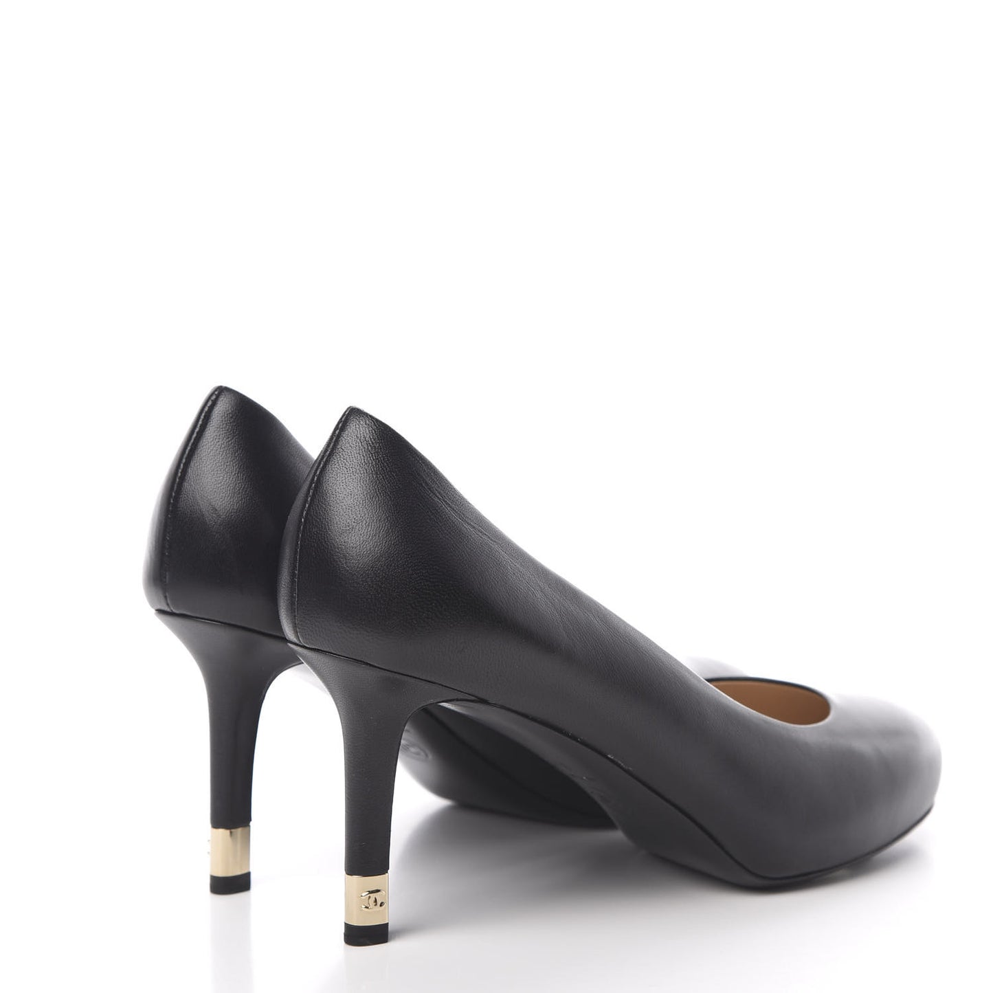 Lambskin CC Pumps 37.5 Black