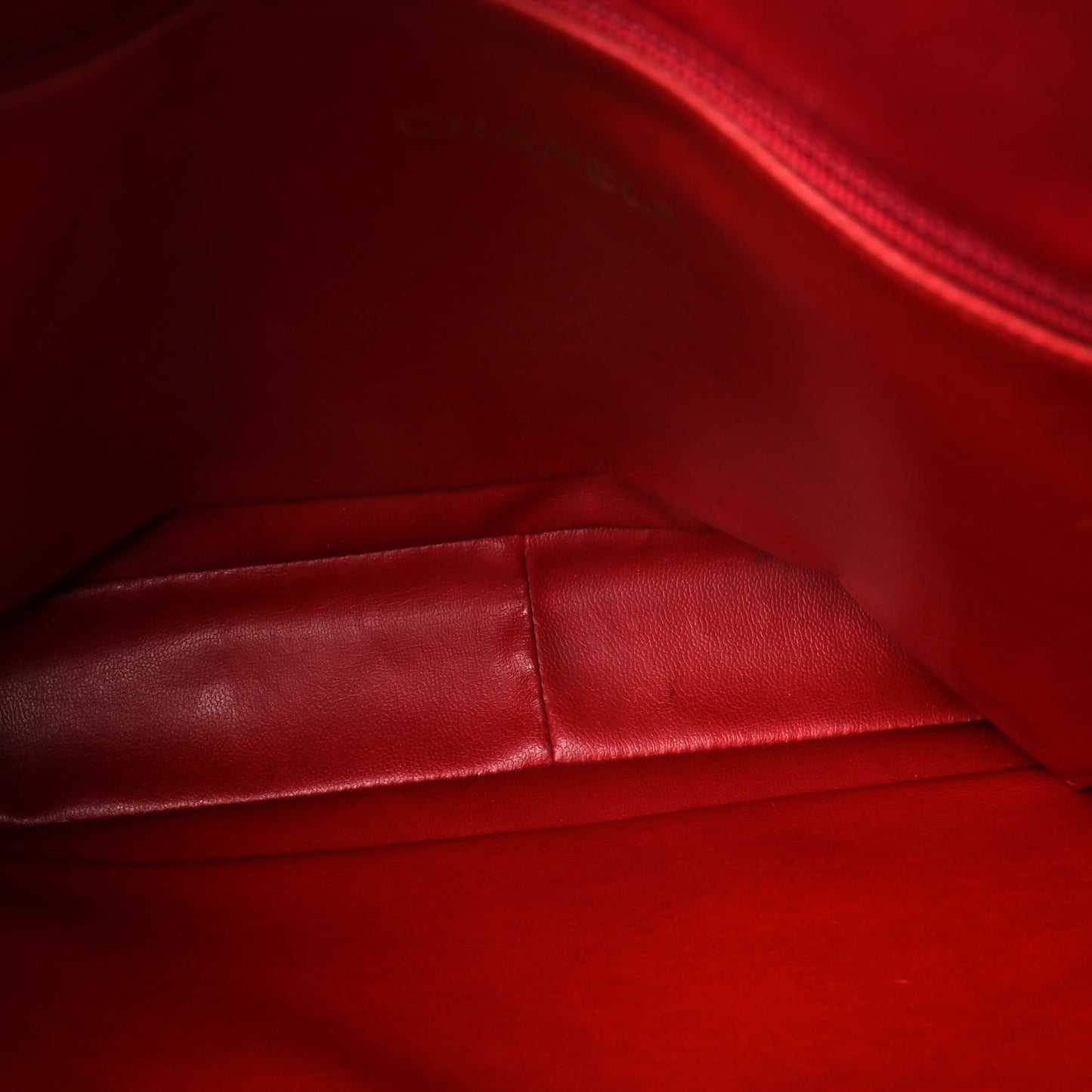 Lambskin Quilted Shoulder Bag Red