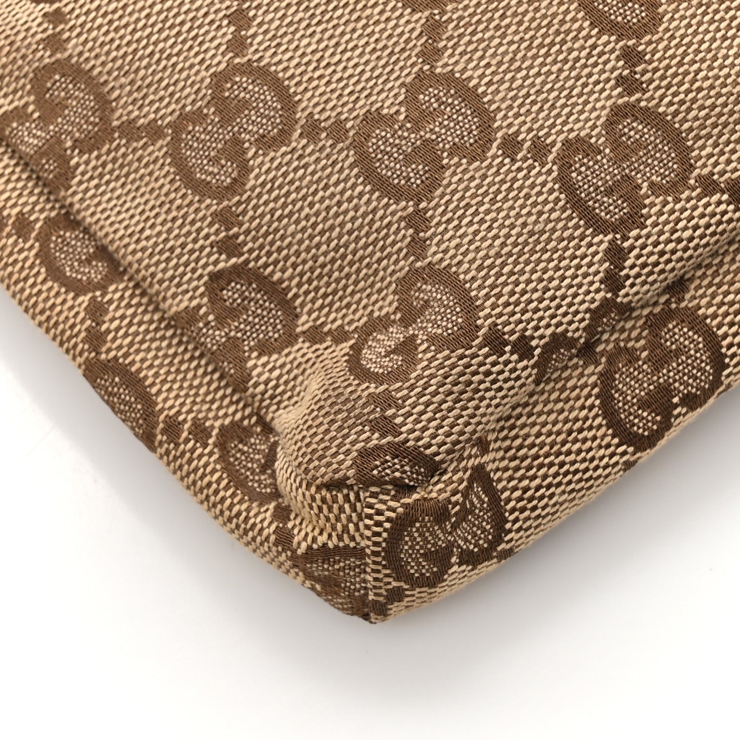 GG Monogram Double Pocket Belt Bag Dark Brown
