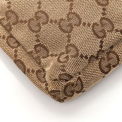 Gucci GG Monogram Double Pocket Belt Bag Dark Brown 14 of 14