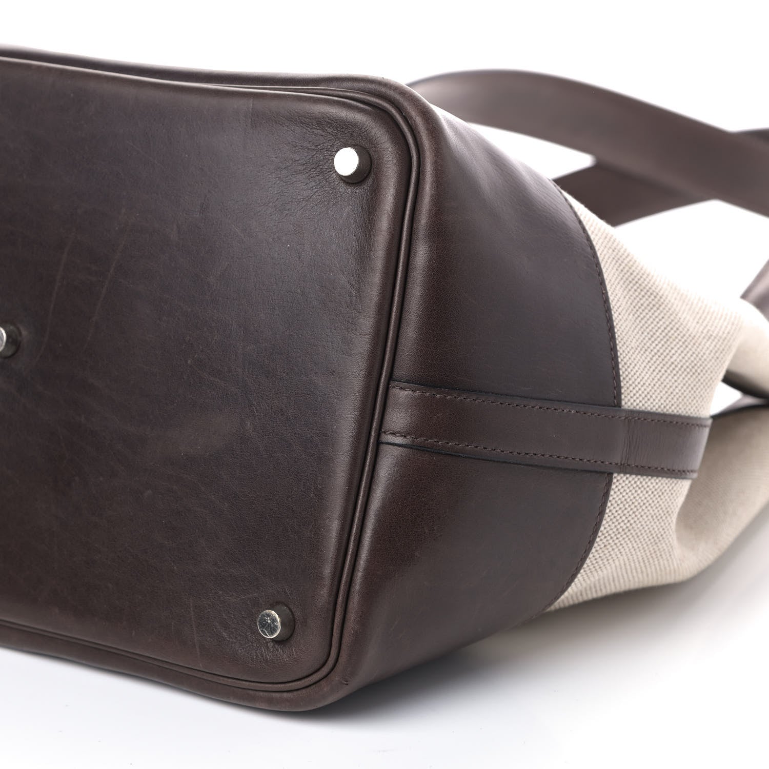 Hermes Toile Swift Picotin 26 GM Chocolate 7 of 13