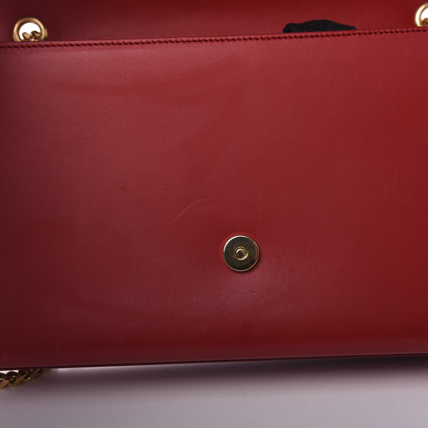 Saint Laurent Smooth Calfskin Medium Classic Monogram Kate Tassel Satchel Lipstick Red 10 of 11