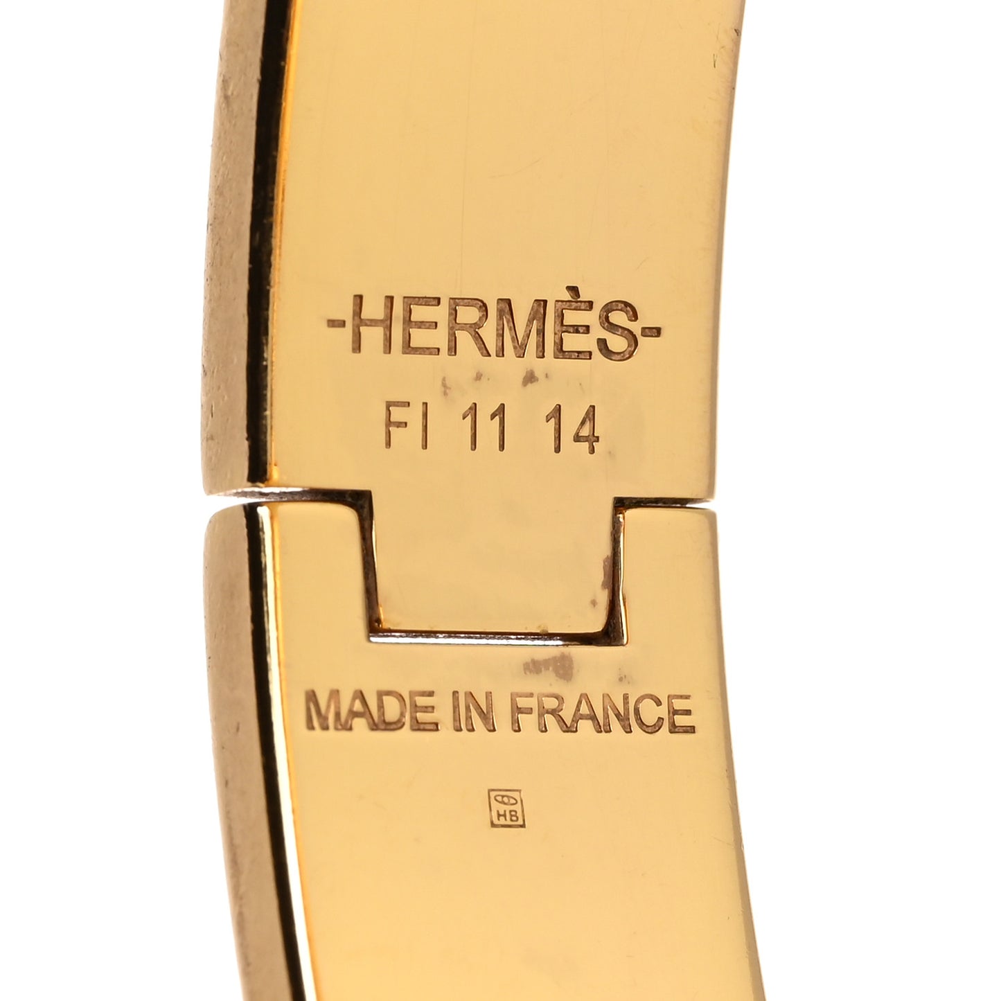 Enamel Narrow Clic Clac H Bracelet PM Black