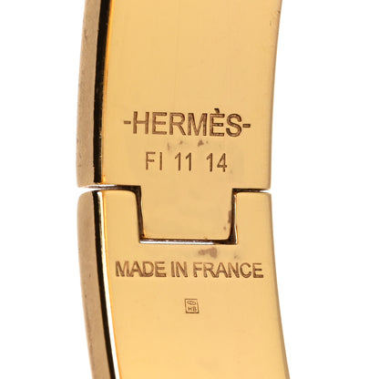 Hermes Enamel Narrow Clic Clac H Bracelet PM Black 4 of 5