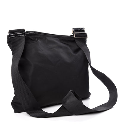 Prada Nylon Flat Messenger Bag Black 3 of 7