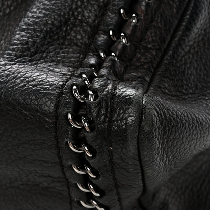 Chanel Deerskin Luxe Ligne Medium Bowler Black 9 of 10