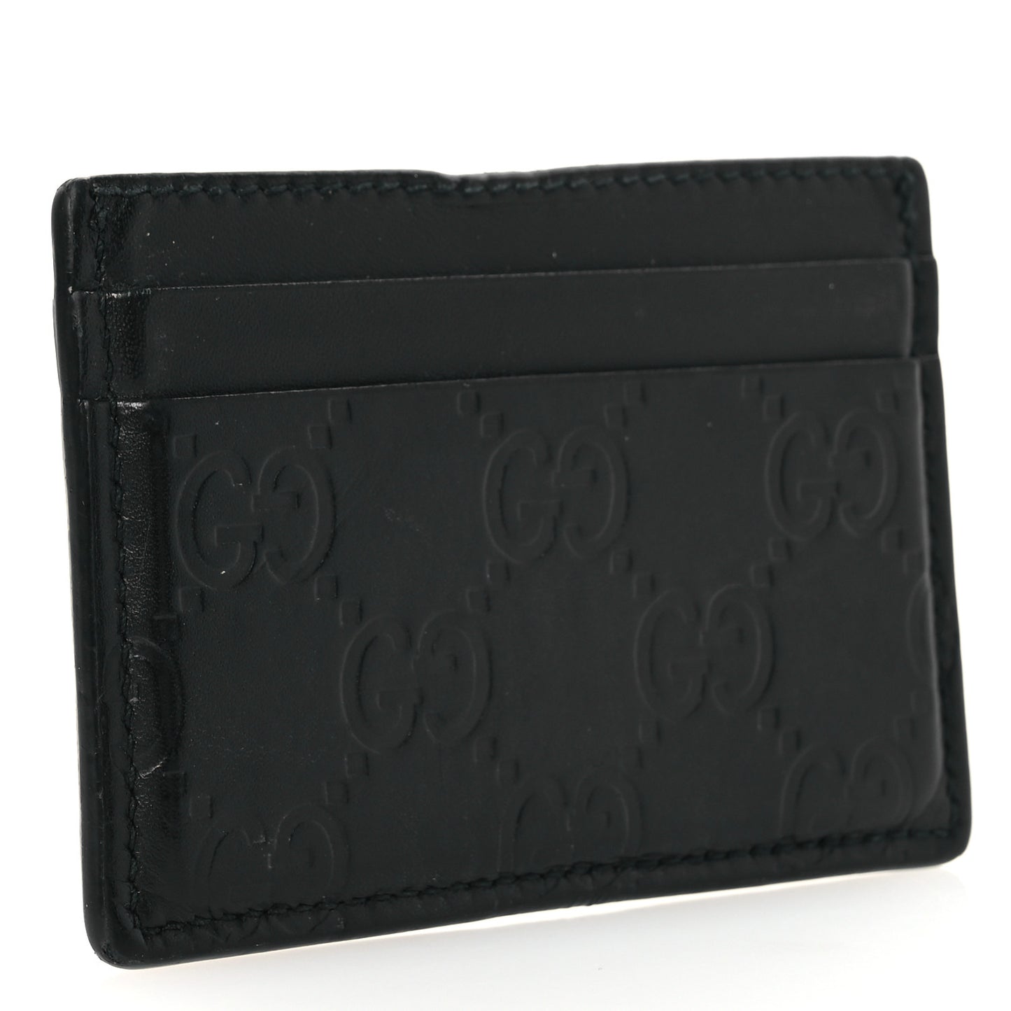 Guccissima Card Holder Black