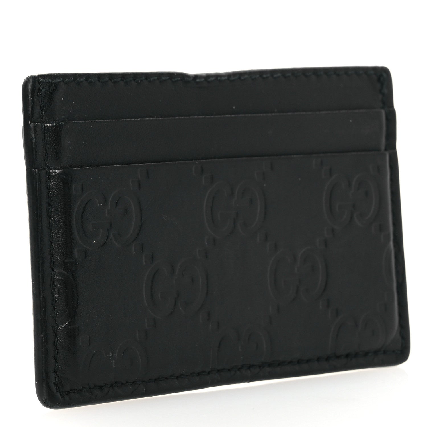 Gucci Guccissima Card Holder Black 3 of 7