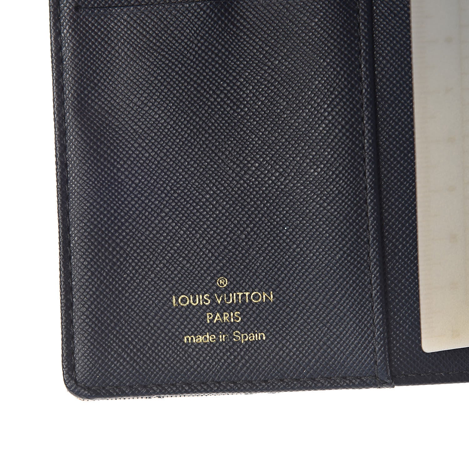 Louis Vuitton Mini Lin Small Ring Agenda Cover Blue 6 of 7