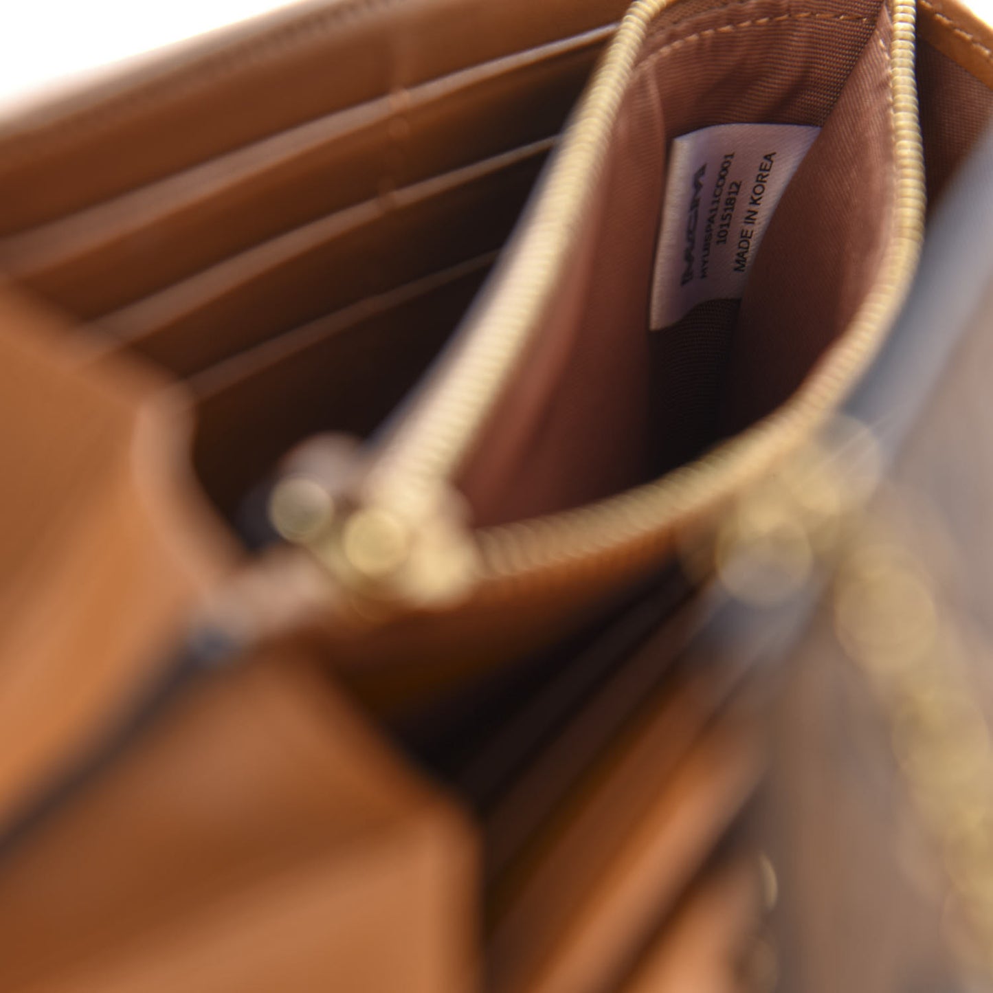 Visetos Large Patricia Wallet On Chain Cognac