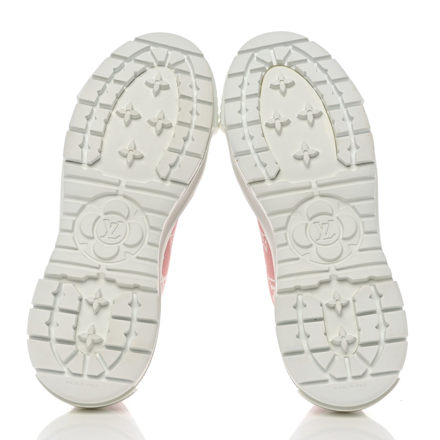 Denim Monogram Squad Sneakers 41 Pink