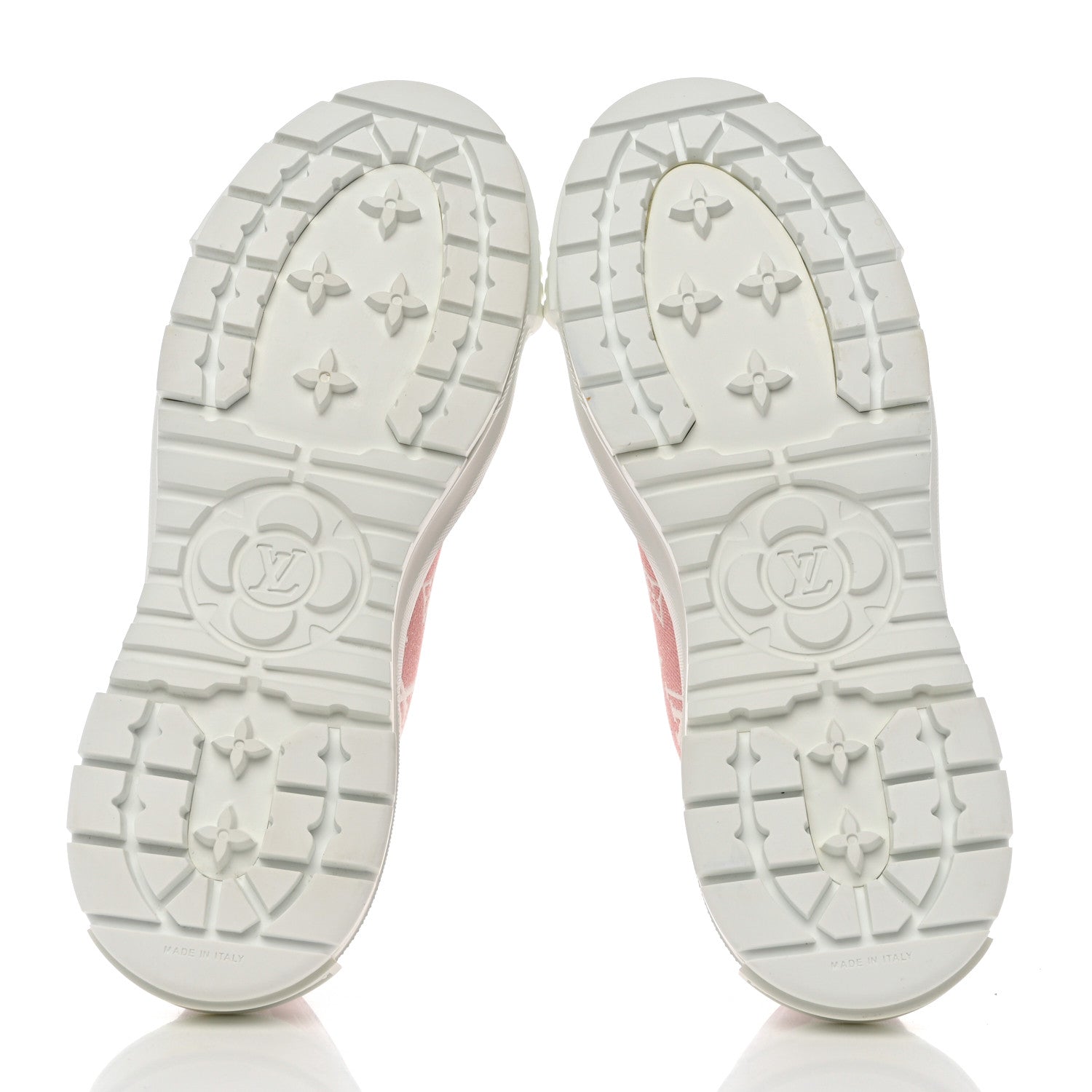 Louis Vuitton Denim Monogram Squad Sneakers 41 Pink 5 of 9