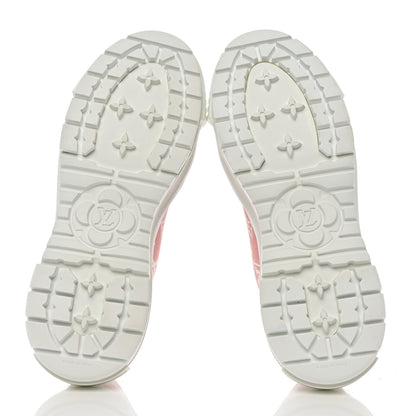 Louis Vuitton Denim Monogram Squad Sneakers 41 Pink 5 of 9