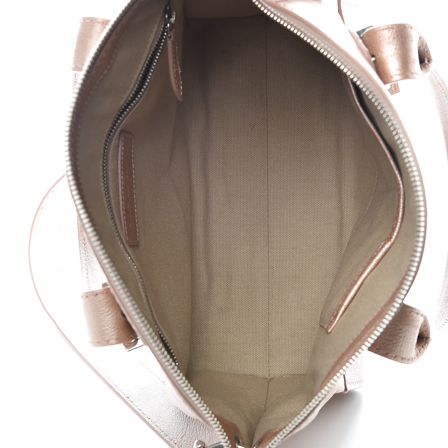Alexander McQueen Metallic Grained Goatskin Small Legend Satchel Pink 7 of 17