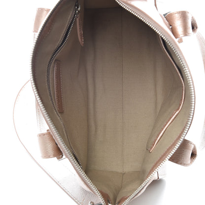 Alexander McQueen Metallic Grained Goatskin Small Legend Satchel Pink 7 of 17